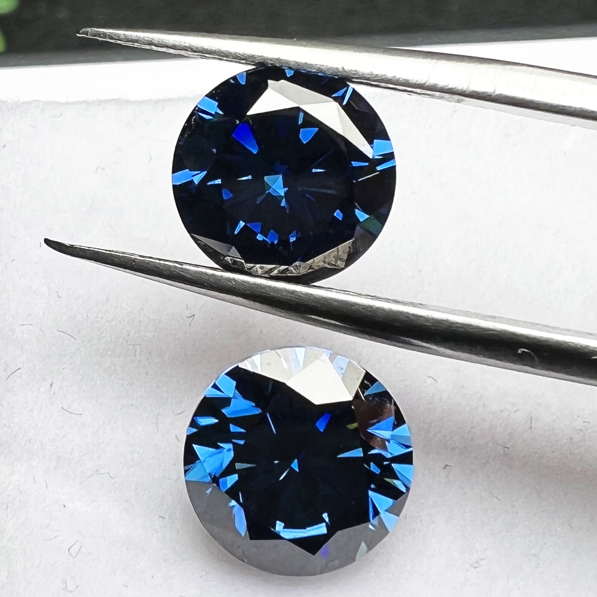Loose Diamonds Blue Loose 100% Real Lab Gemstone Stones For Women Jewelry Diamond Ring Material GRA RoundPearEmeraldCushion Cut 230808