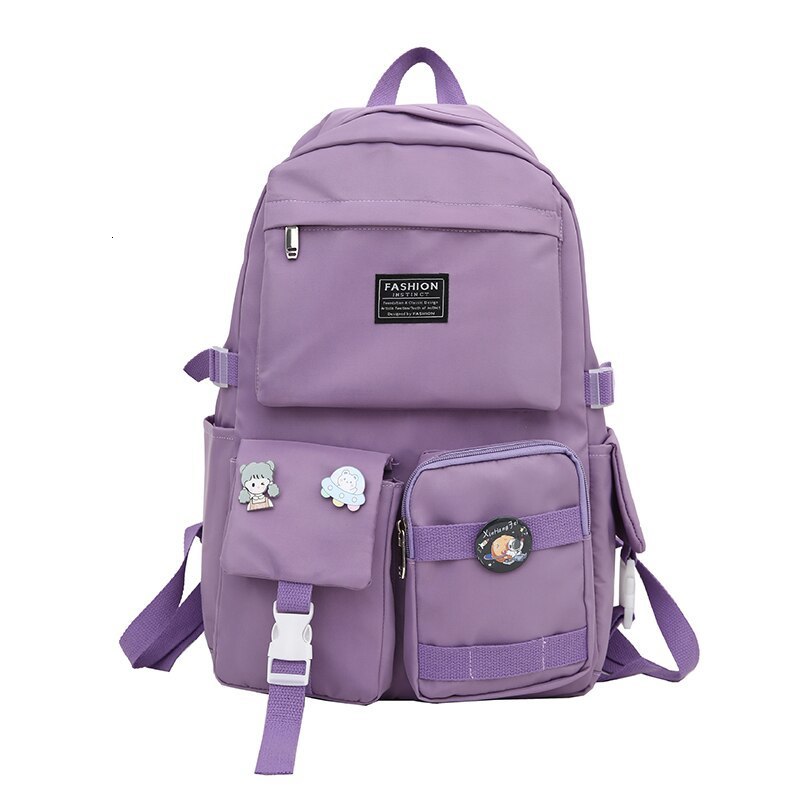 School Bags Large Travel Bag For Teenagers Schoolbag Female Fashion Harajuku Ulzzang Campus Junior High School Students Backpack 230809
