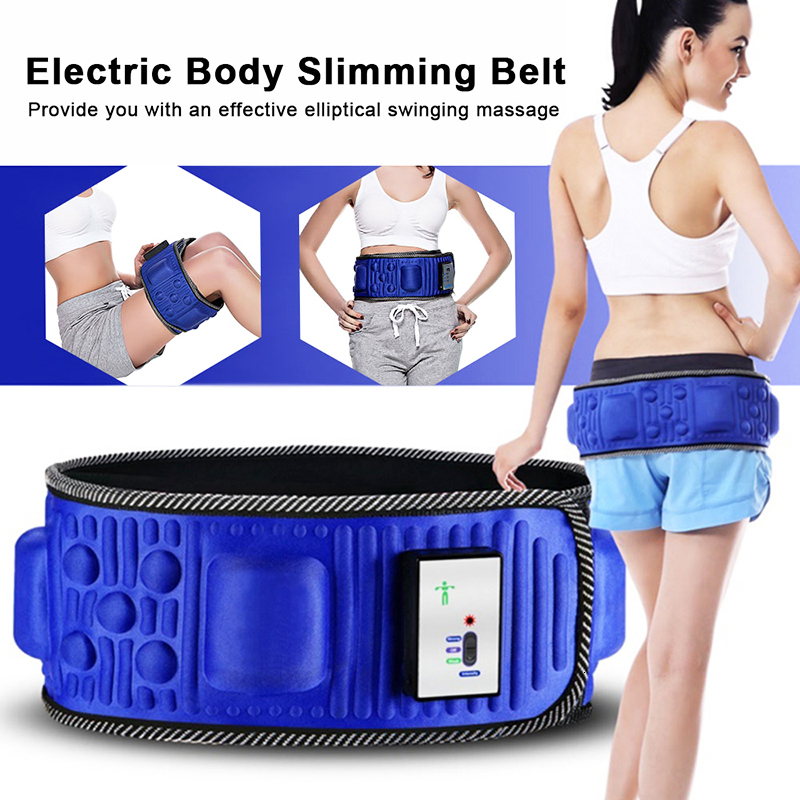 Core Abdominal Trainers Electric Vibrating Slimming Belt Fitness Massager Slimming Machine Lose Weight Fat Burning Abdominal Muscle Waist Trainer 2308