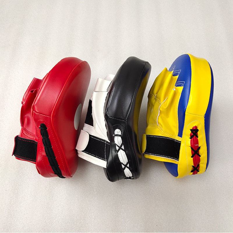 Sand Bag 12pcs Curved Boxing Bag Boxing Equipment Focus Punching Bags For Taekwondo Muay Thai Karate Adults Kids PU Training Paws Pads 230808