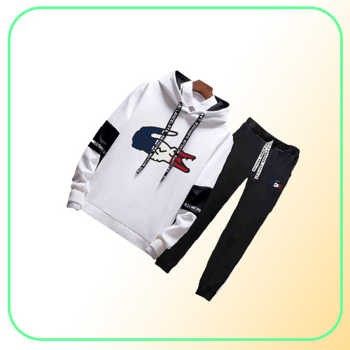 Autumn Most Popular Brand Tracksuit Hooded Pullover and Jogger Pants Classic MenWomen Daily Casual Sports Hoodie Jogging Suit G12