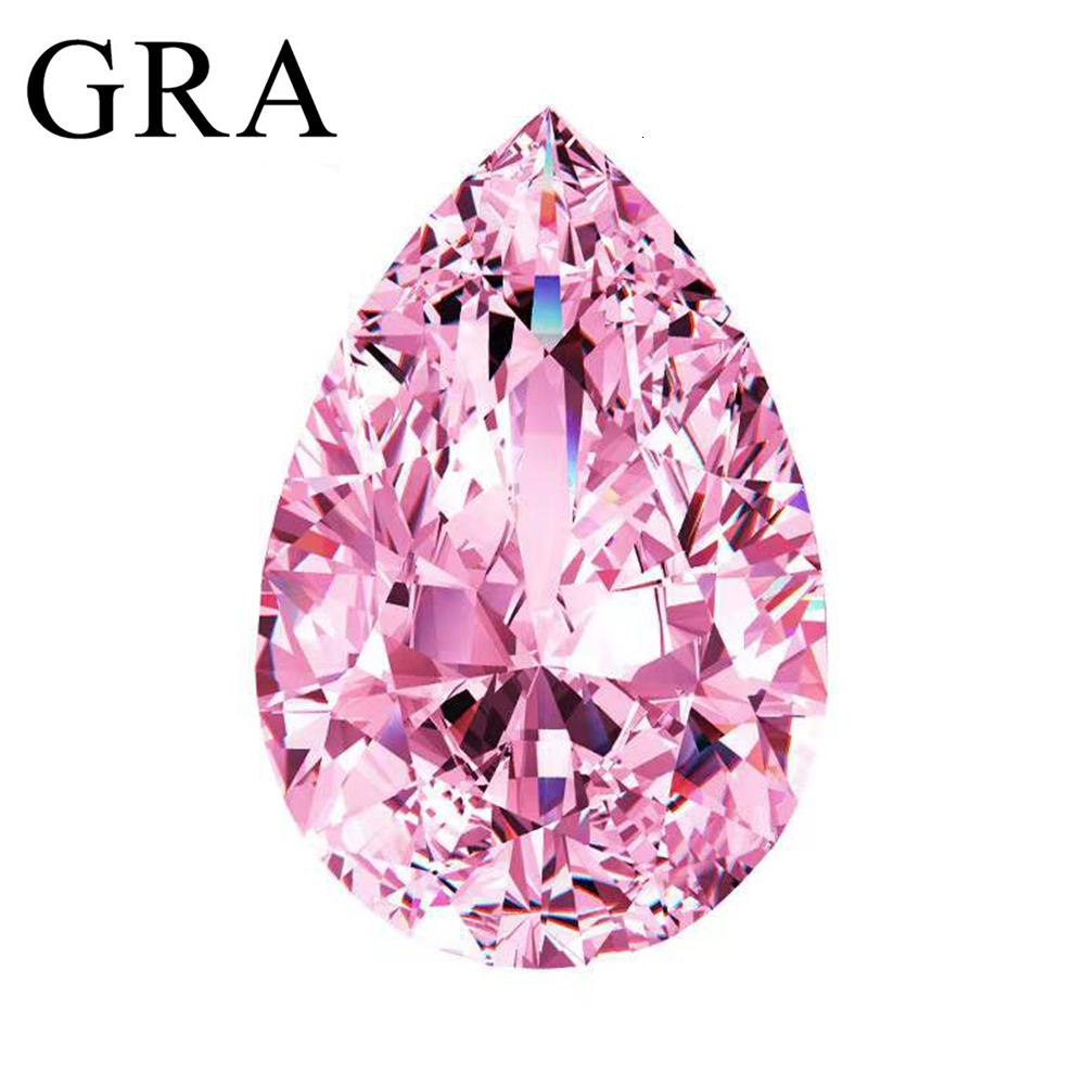 Loose Diamonds Real Pink VVS1 D Color Loose Stones 0.5ct5ct Gemstone Pass Diamond Tester with GRA Certificate for DIY Fine Jewelry 230808