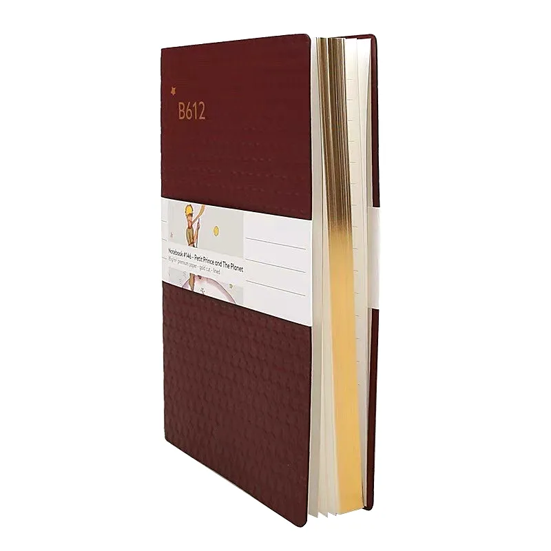 wholesale hot sell 146 Notepads Black /blue Leather Cover Agenda Handmade Note Book luxurs Periodical Diary Business Notebook A5
