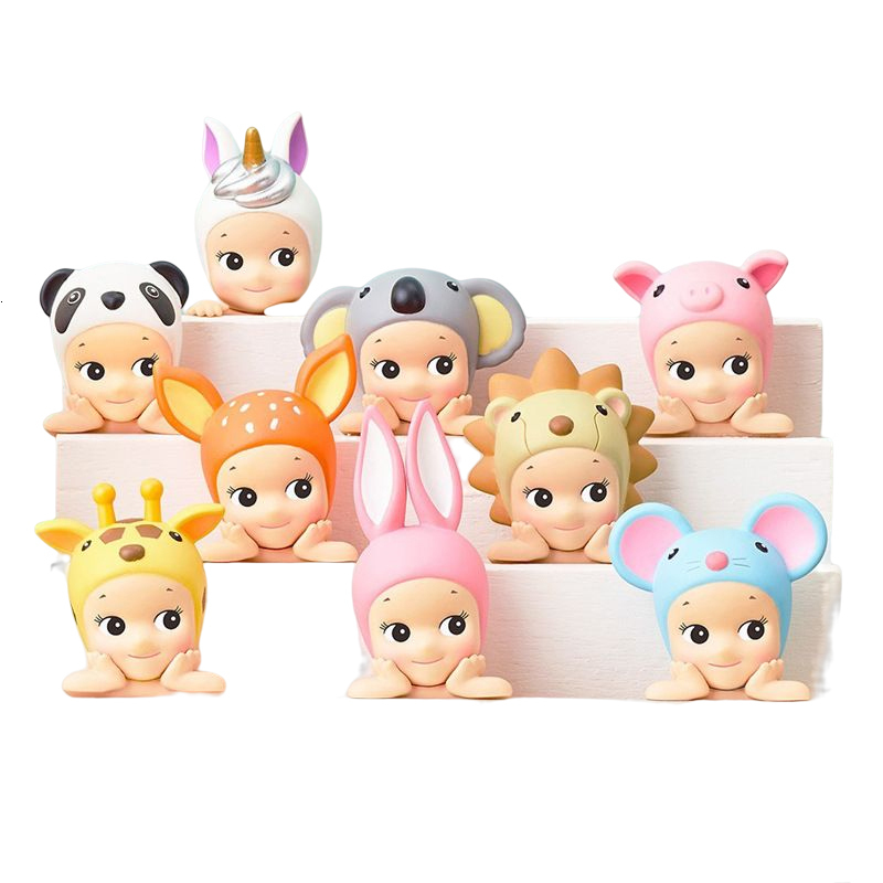 Blind box Sonny Angel Lying Down Blind Box Anime Figures Angel Series Kawaii Hippers Cartoon Surprise Box Guess Bag Mystery Box Kids Toys 230808
