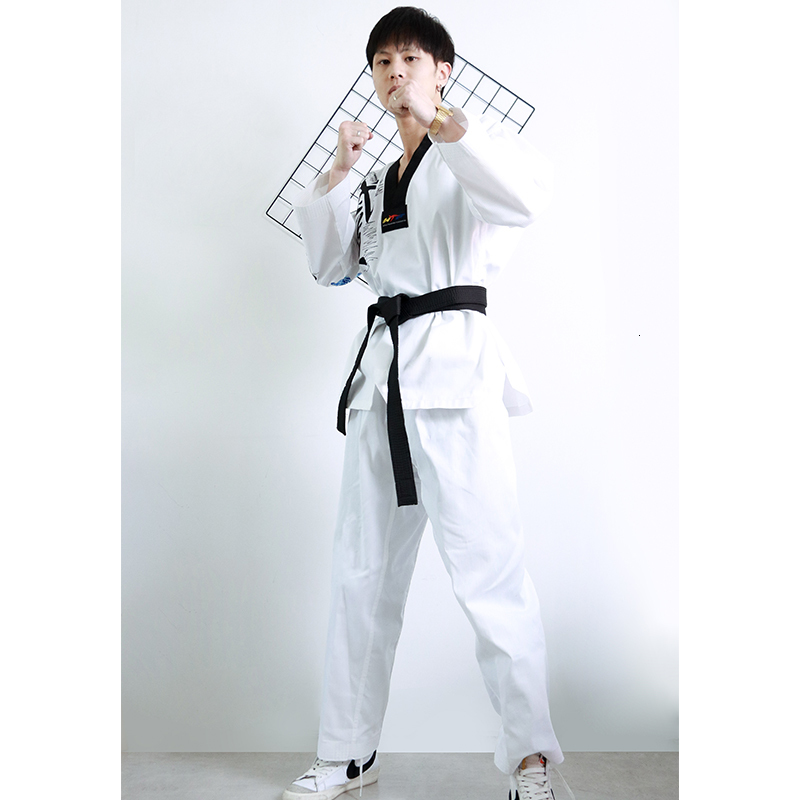 Protective Gear WT Approved Taekwondo Student Dobok Adult Kids Training Suit Uniform Gi 230808