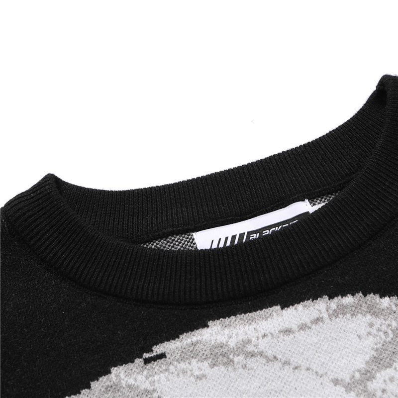 Men's Sweaters FGKKS Mens Hip Hop Streetwear Harajuku Sweater Vintage Japanese Style Anime Girl Knitted Cotton Pullover Sweaters Male 230808