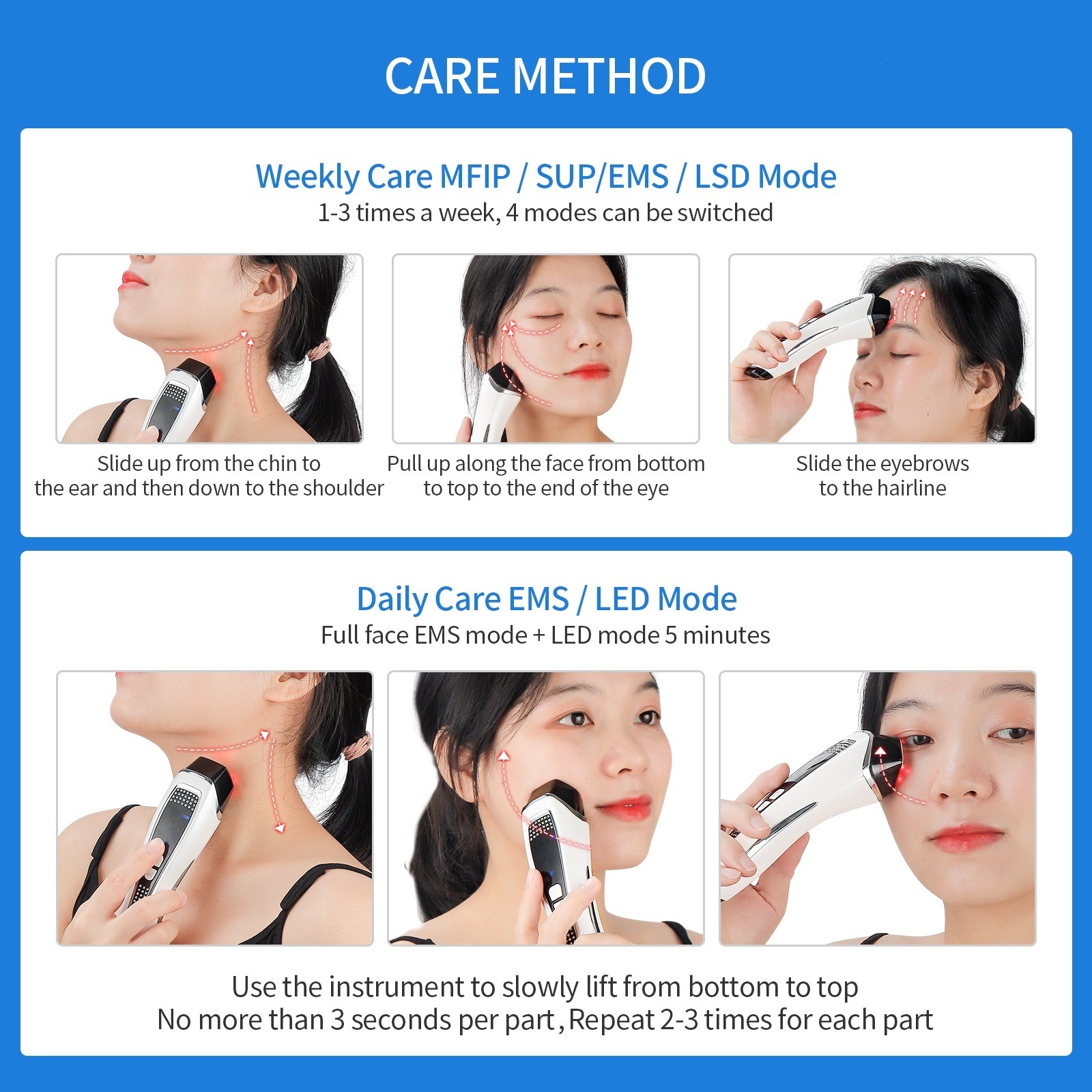 Face Massager EMS Microcurrent LED AntiWrinkle Pulse Beauty Device Neck Lifting Tightening Face Slimming Double Chin Edema Remover 230808