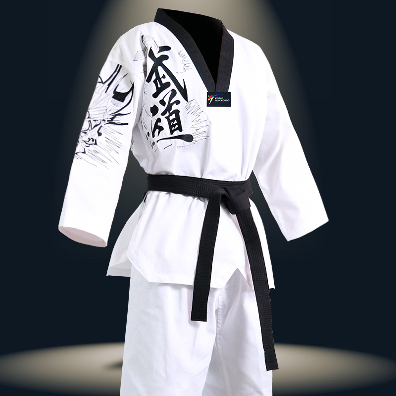 Protective Gear WT Approved Taekwondo Student Dobok Adult Kids Training Suit Uniform Gi 230808