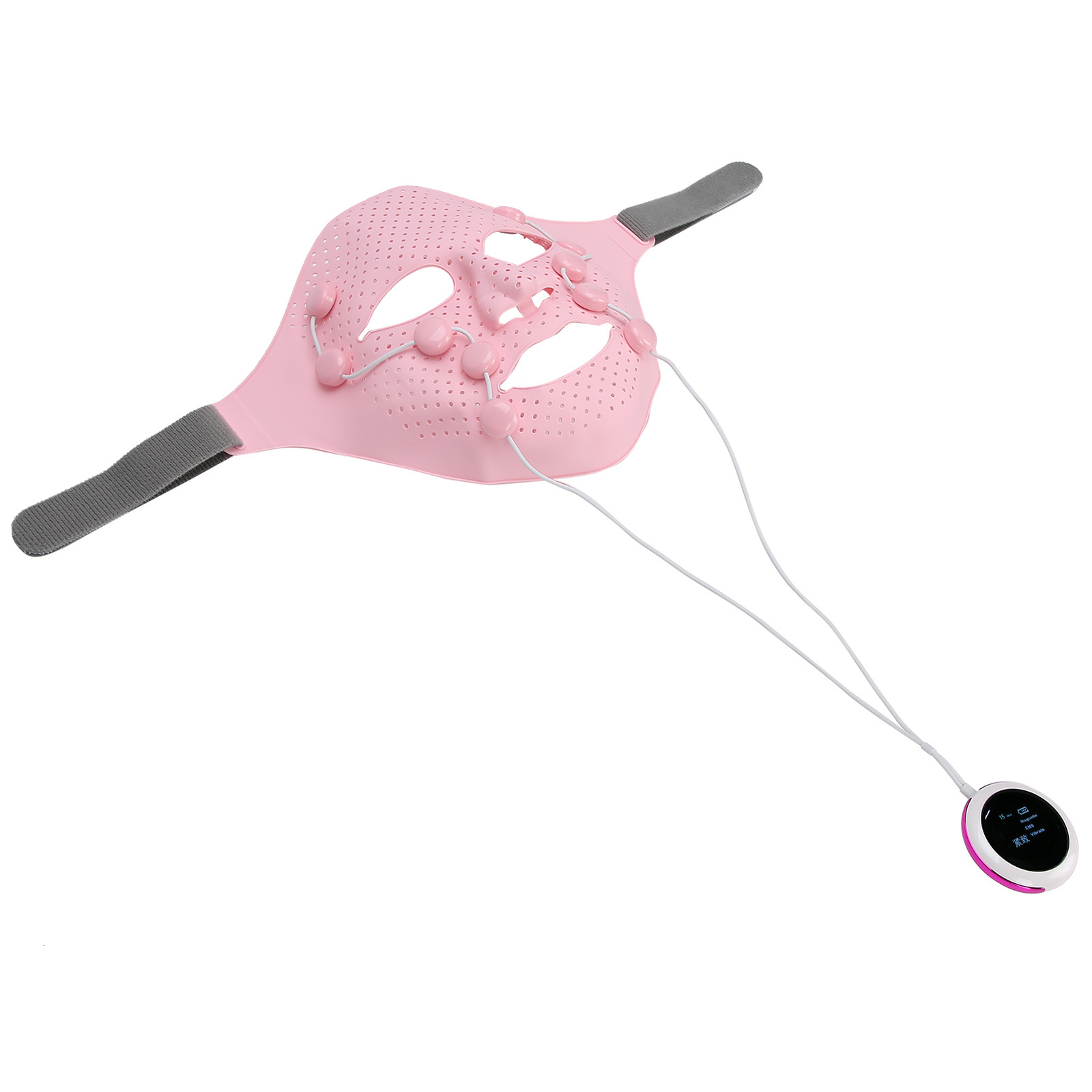 Face Massager 3D Silicone Mask Electric EMS Vibration V Face Massager Anti wrinkle Magnet Massage Face Lifting Slimming Beauty Machine 230808