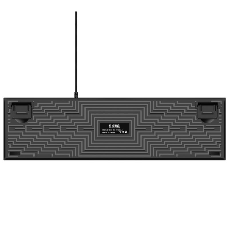 wired mechanical keyboard 28 kinds of colorful lighting gaming and office for windows and ios system keyboard