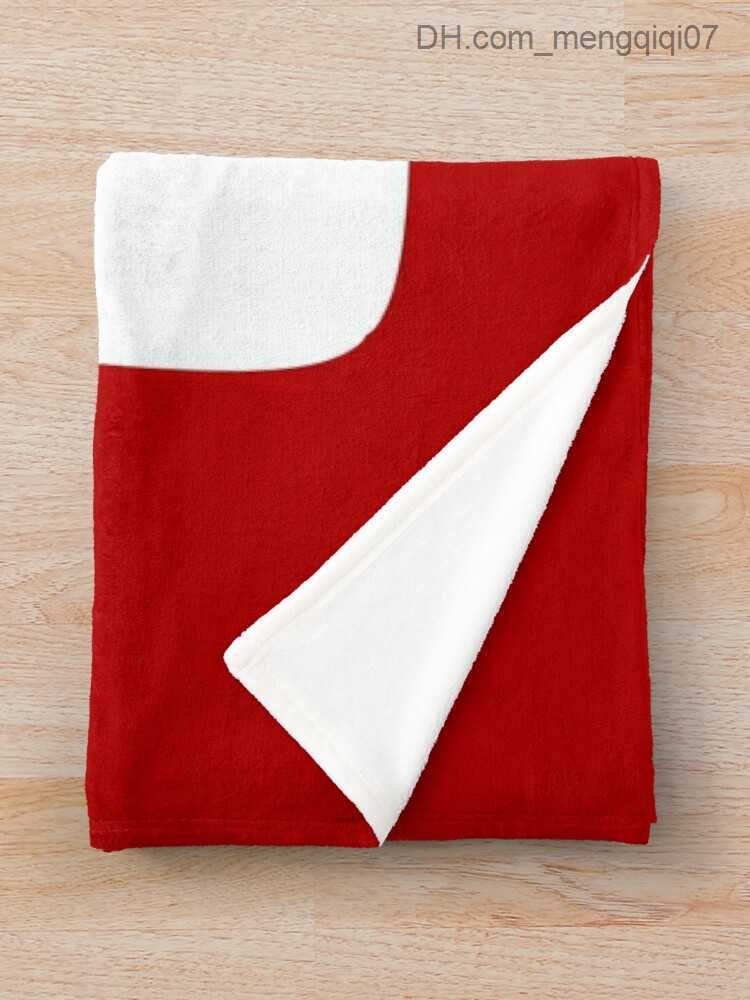 Blankets Swaddling Rugby England Throw Blanket Children's Wool Fabric Z230809