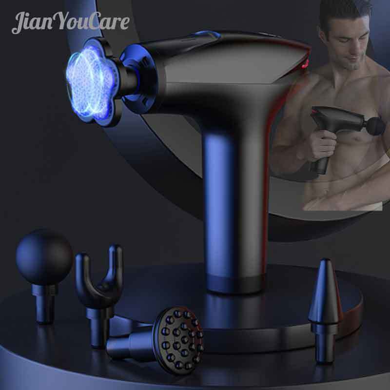 Full Body Massager JianYouCare Icy Cold Compress Massage Gun Electric Percussion Pistol Massager Portable Deep Tissue Muscle Relax Body Relaxation 230