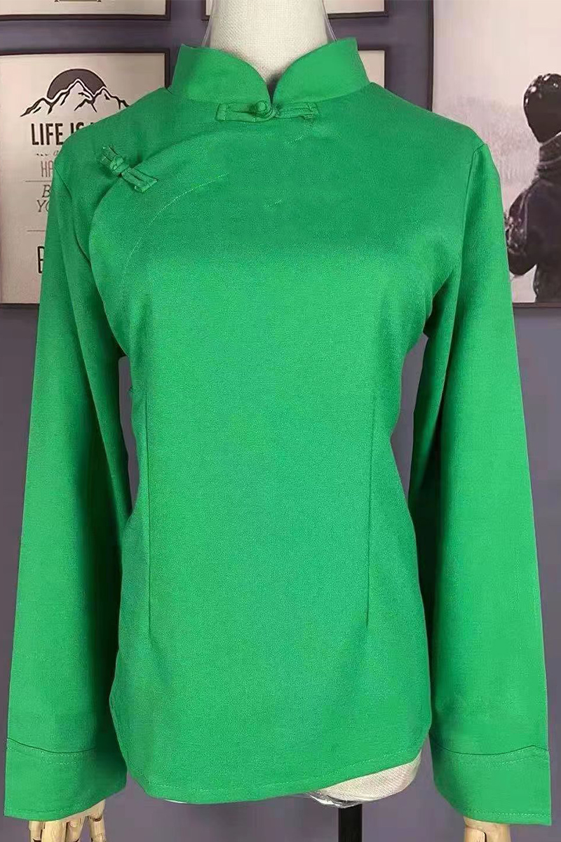 Tibet Women Improved Blouse Tibetan Clothing Spring Autumn Qinghai-Tibet Plateau Ethnic Style Lady Apparel Guozhuang Skirt Top