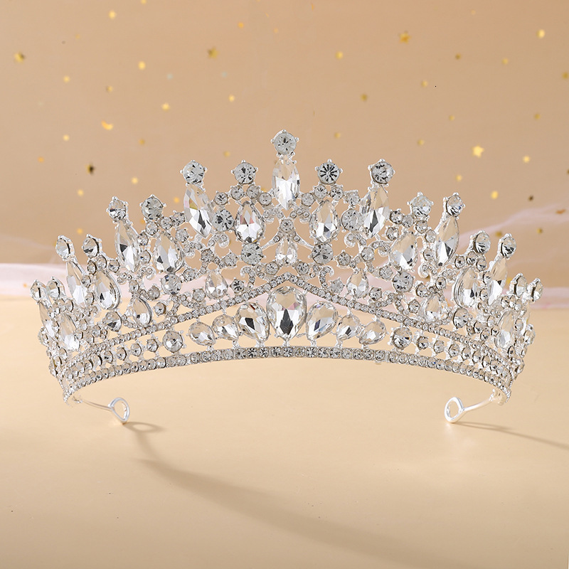 Wedding Hair Jewelry KMVEXO Fashion Purple Lilac Pink Crystal Tiara Crowns Queen Kings Princess Wedding Hair Accessories Bridal Diadems 230808