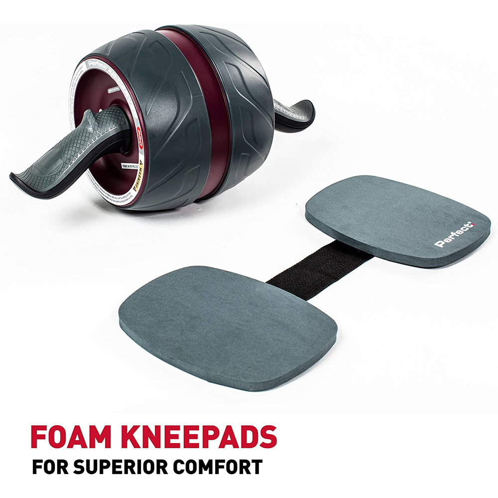 Integrated Fitness Equip No Noise Abdominal Muscle Trainer Roller Abdominal Wheel Home Training Gym Fitness Equipment Roller Automatically Rebounds 23