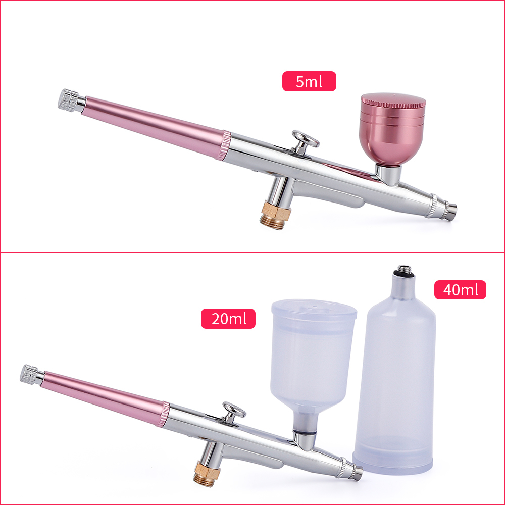 Airbrush Tattoo Supplies Rechargeable Airbrush Compressor Kit Air Brush Sprayer Gun Water Oxygen Deep Hydrating Machine For Nail Art Tattoo Cake Makeu