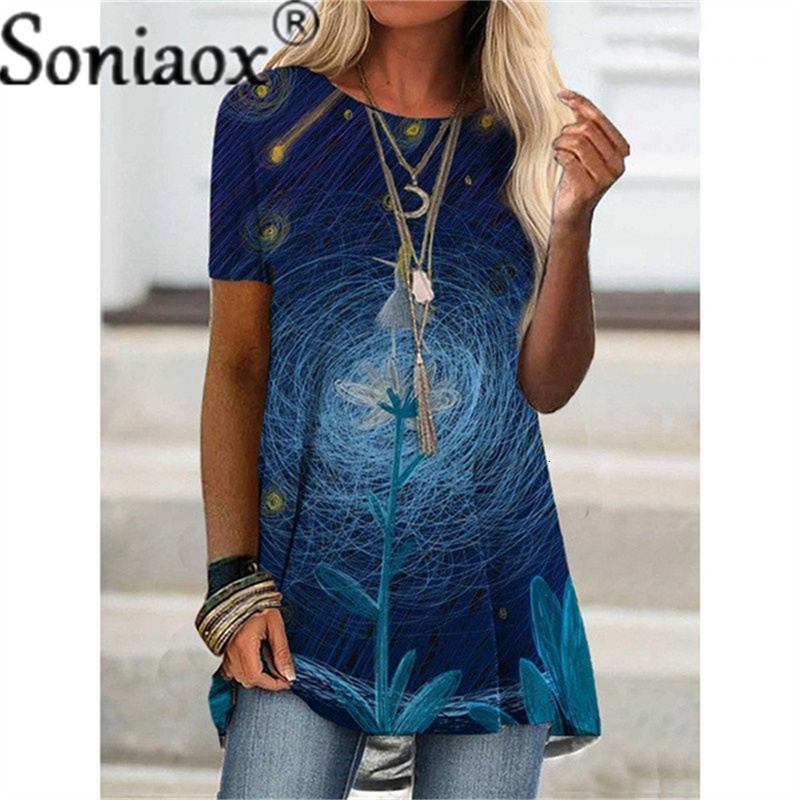 Women's T-Shirt Summer Fashion Women's Short-Sleeve Digital Printed T-Shirt Casual Loose Top Tee Shirt Clothing Frauen T Shirt 230808