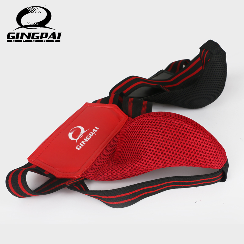 Protective Gear GINGPAI Sanda Protector MMA Groin Guard Protective Safety Cup Martial Arts Boxing Protector Sports Training Protective Gear 230808
