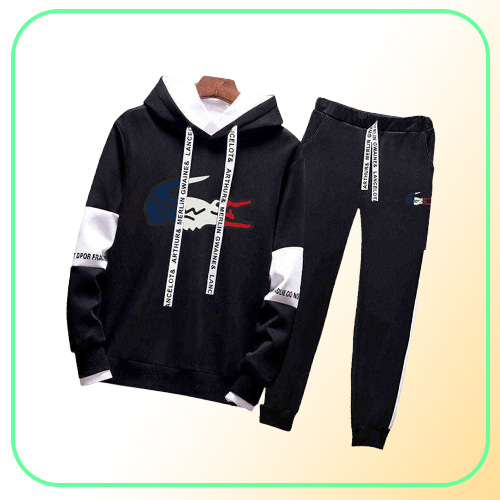 Autumn Most Popular Brand Tracksuit Hooded Pullover and Jogger Pants Classic MenWomen Daily Casual Sports Hoodie Jogging Suit G12
