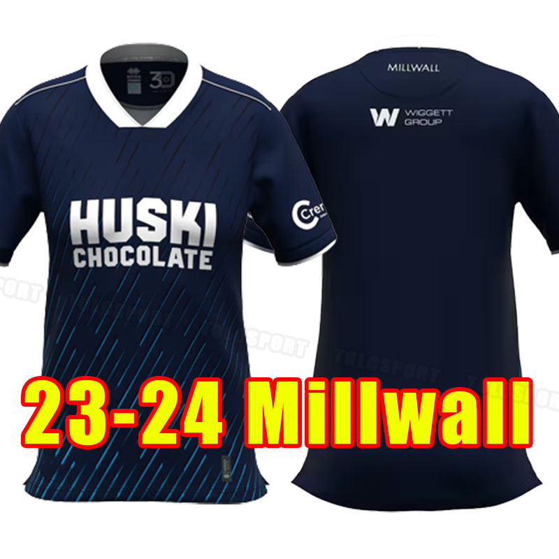 23 24 Millwall Soccer Jerseys AFOBE MITCHELL Home away BRADSHAW FLEMMING MALONE Football Shirt BUREY BENNETT VOGLSAMMER SAVILLE HONEYMAN 2023 2024