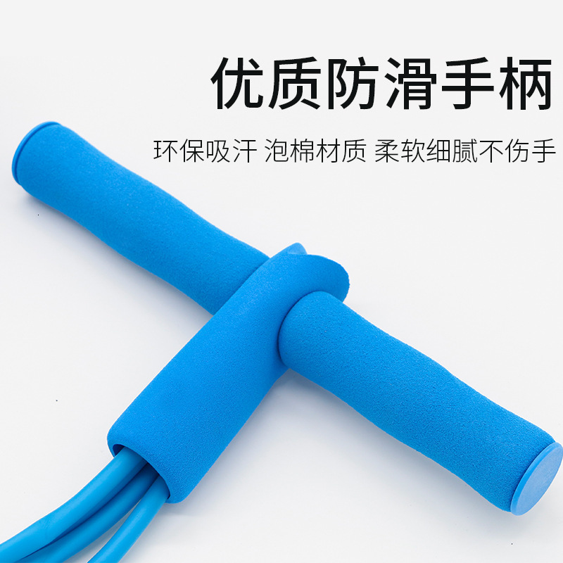 Resistance Bands Fitness Gum 4 Tube Resistance Bands Latex Pedal Exerciser Situp Pull Rope Expander Elastic Bands Yoga equipment Pilates Workout 23080