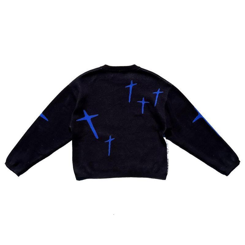 Men's Sweaters Autumn Winter Harajuku Vintage Cartoon Anime Print Knit Oversized Men Sweater Y2K Gothic Punk Streetwear Ugly Pullover Knitted 230