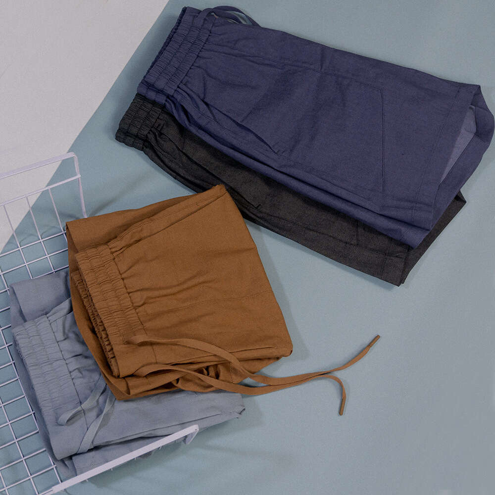 Summer Men's Casual Pants Loose Straight Sweatpants Waterproof Quick-drying Beach Pants Side Zipper Pockets Super Quality Sports Leisure Stretch 