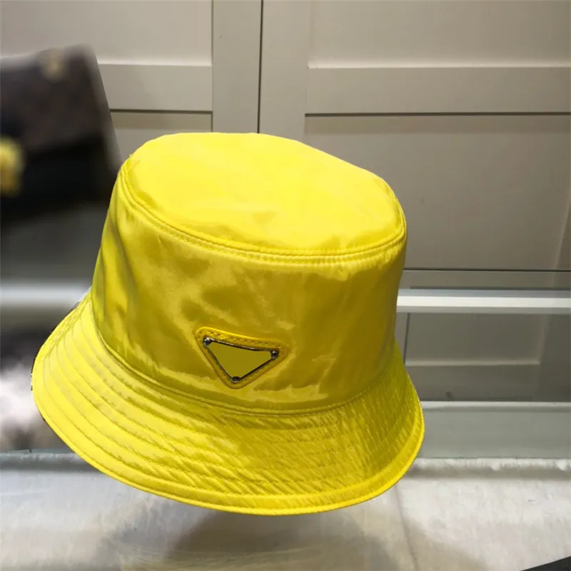 Men Women Designer Bucket Hat Fashion Summer Triangle Caps Hats Mens Outdoor Fitted Fedora Hat Nylon Casquette Baseball Cap 2308094BF