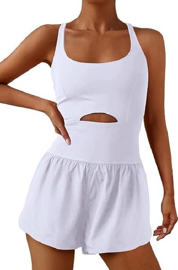 Bridesmaid Dress Women Running Onesie Workout Rompers One Piece Outfits Exercise Jumpsuits Gym Yoga Clothes