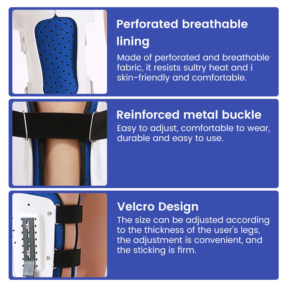 Other Health Beauty Items Adjustable Knee Ankle Foot Orthosis Support Lower Limbs Brace Fracture Protector Leg Joint Support Ligament Rehabilitation C