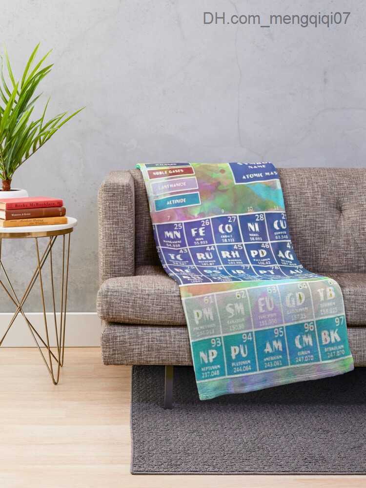 Blankets Swaddling Periodic Table 6 Throwing blankets hot blankets children's blankets Z230809