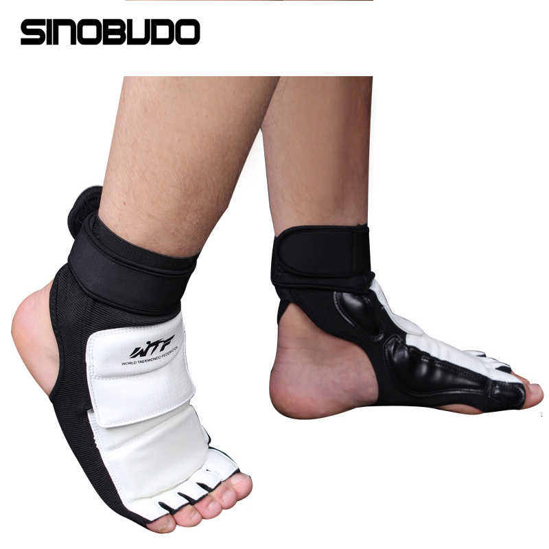 Protective Gear High Quality WTF Taekwondo Karate Judo Equipment ITF Ankle Protector Guard Martial Arts Boxing Foot Socks Equipment Adult Kids 230808