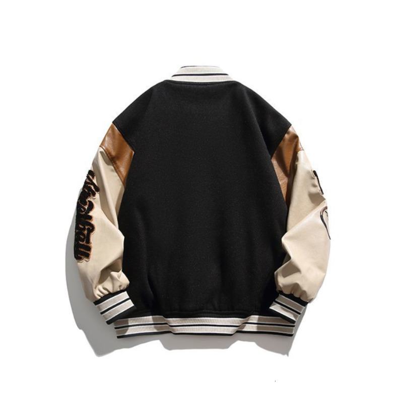 Mens Jackets Korean Version of Trendy Street Jacket Loose Flocked Embroidered Oversize Baseball Spring Autumn Couple Wear 230809