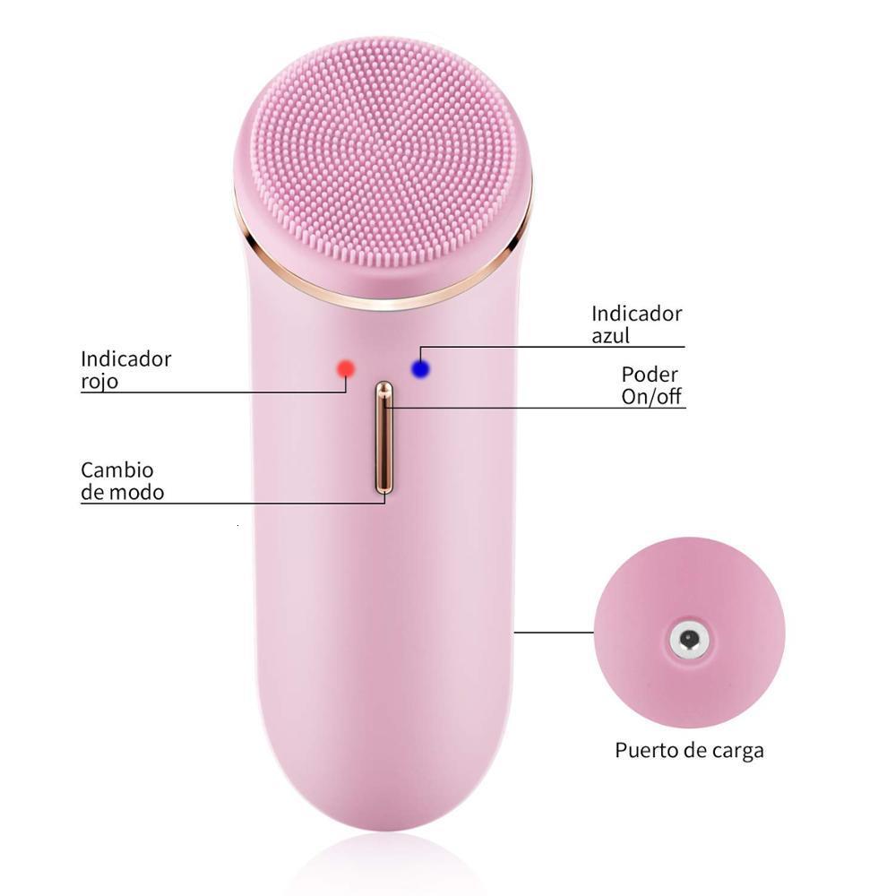 Airbrush Tattoo Supplies Sonic Cleansing Brush Vibrating Face Scrubber 5 Speed Modes IPX7 Waterproof Rechargeable Deep Cleaning for All Skins Type 230