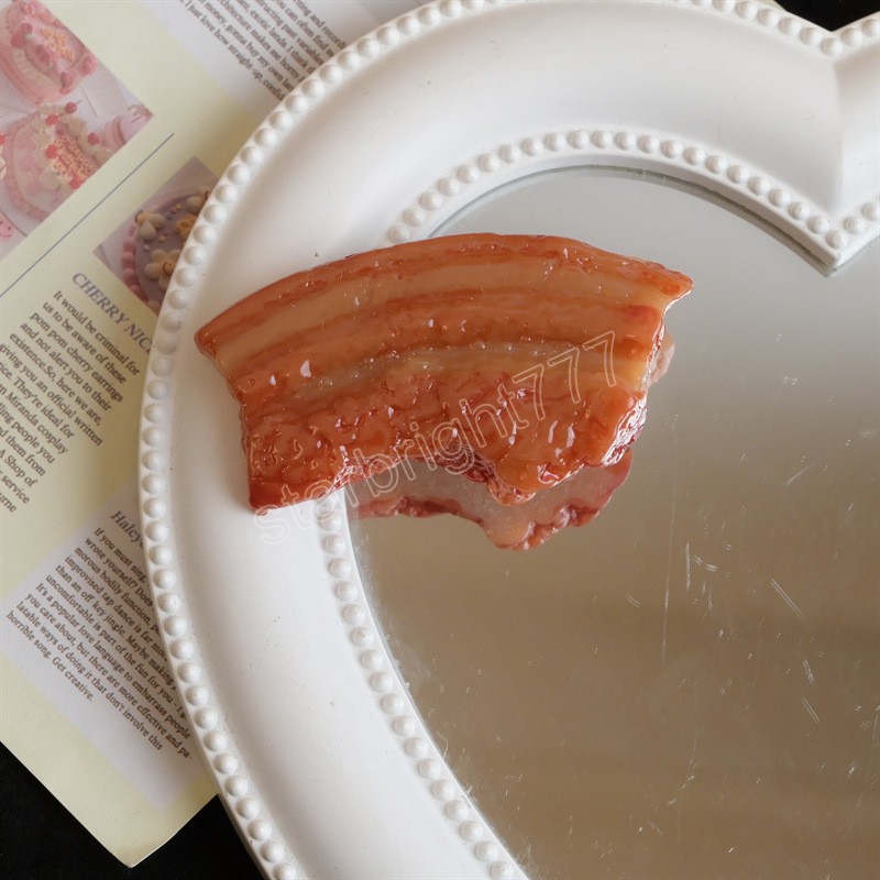 Cute Simulated Meat Hair Clips Japan Style Creative Food Side Bangs Clip Barrettes Women Girls Headwear Hair Accessories