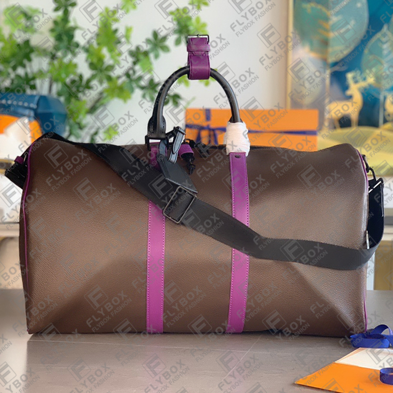 M46259 M45866 M46257 50CM Travel Bag Duffel Bag Crossbody Unisex Fashion Luxury Designer Shoulder Bags Tote Handbag TOP Quality Purse Fast Delivery