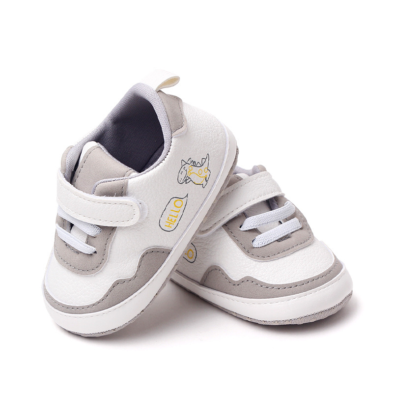 Baby First Walker Crib Shoes Spring and autumn newborn boy clothes breathable PU leather soft sole toddler girl shoes