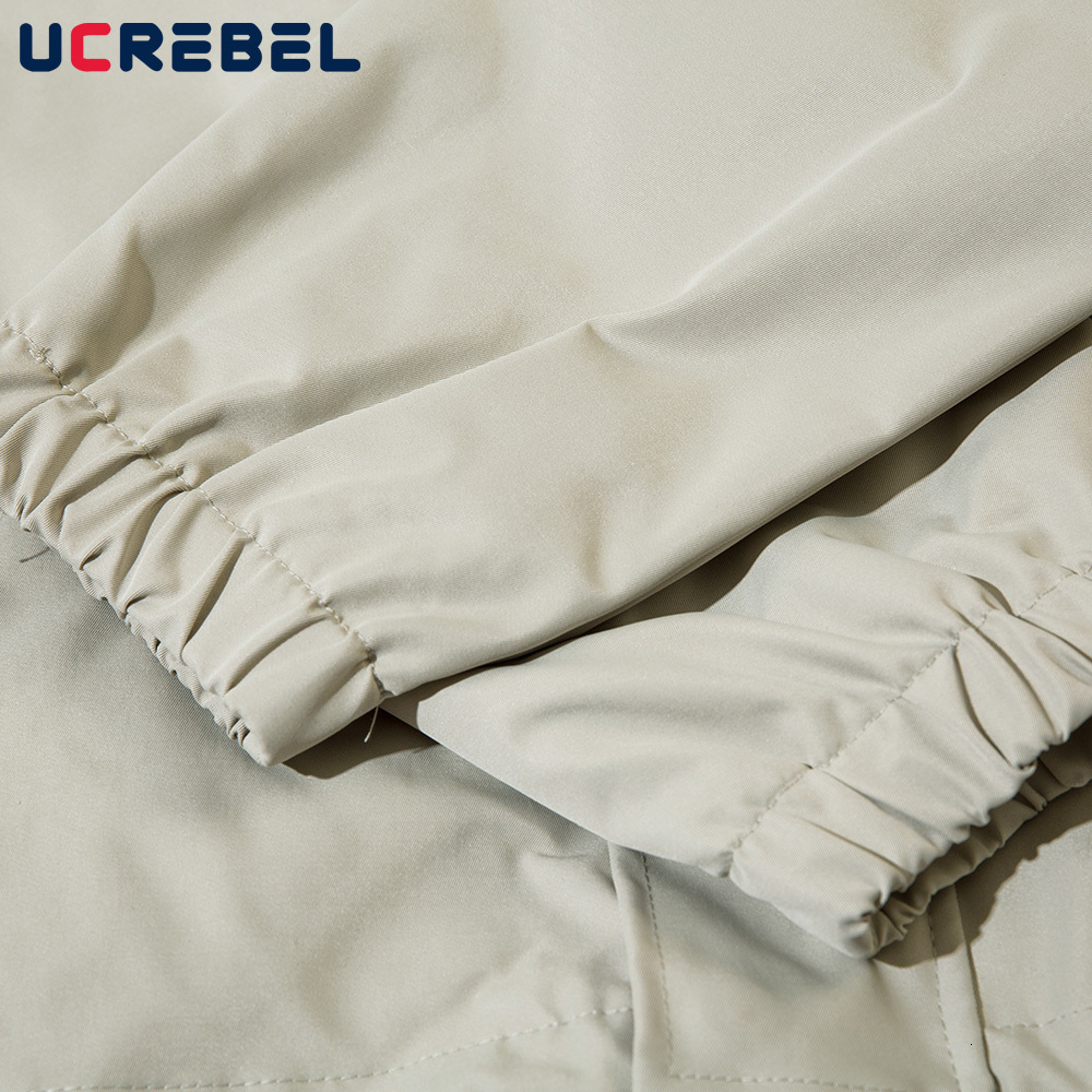 Mens Jackets Contrast Paneled Hooded Jacket Streetwear Autumn Winter Loose Casual Raglan Sleeve Zipper Outerwear Men 230809