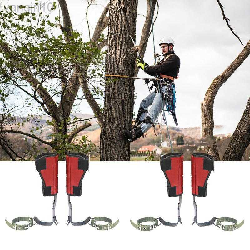 Rock Protection Tree Climbing Gear Tree Climbing Spikes For Shoes Boots Tree Climbing Equipment Artifact Kit Climber Arborist Aider Tool HKD23081