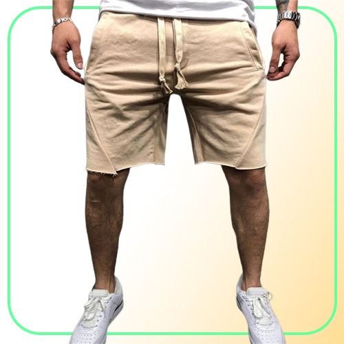 Mens New summer Cotton Men shorts bodybuilding Fitness sweat shorts Jogger Casual Gyms mens Asian Size8003523