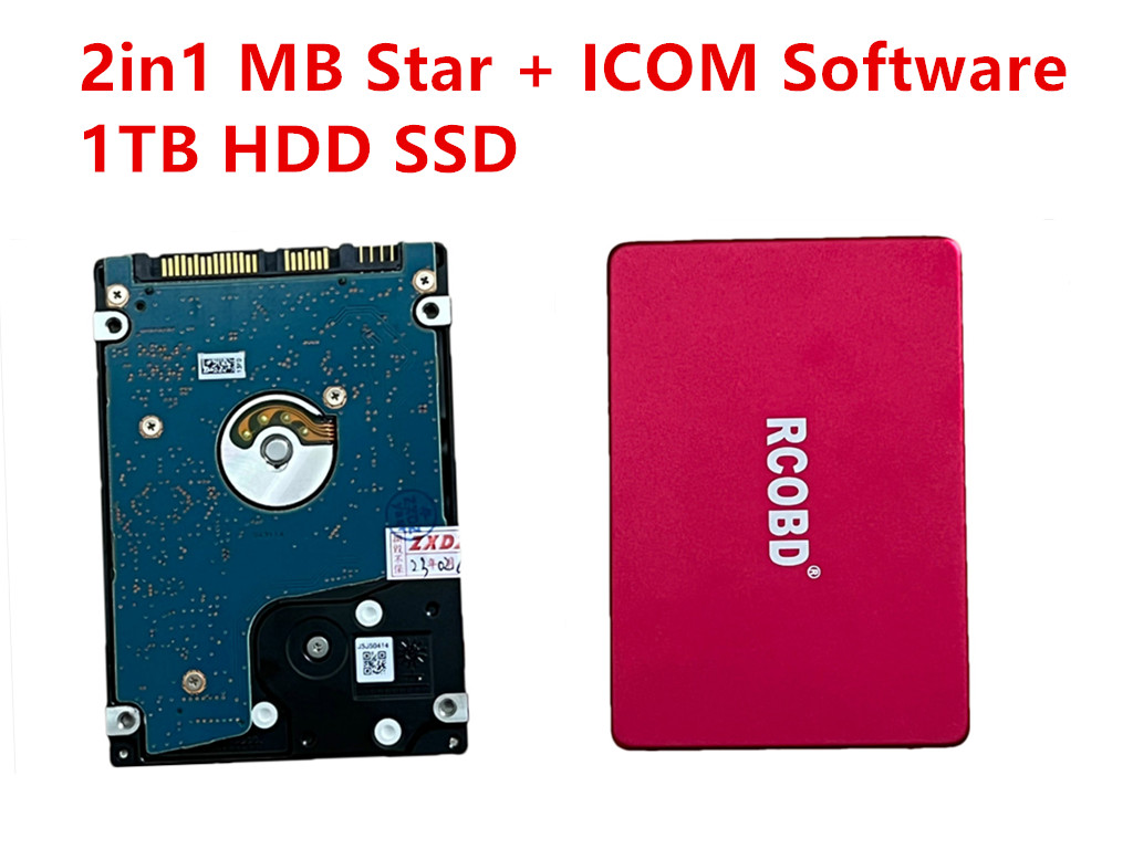 2024.03 win10 Full data MB STAR C4/C5 For Bmw Icom A2 NEXT SSD HDD Fit For Most laptops