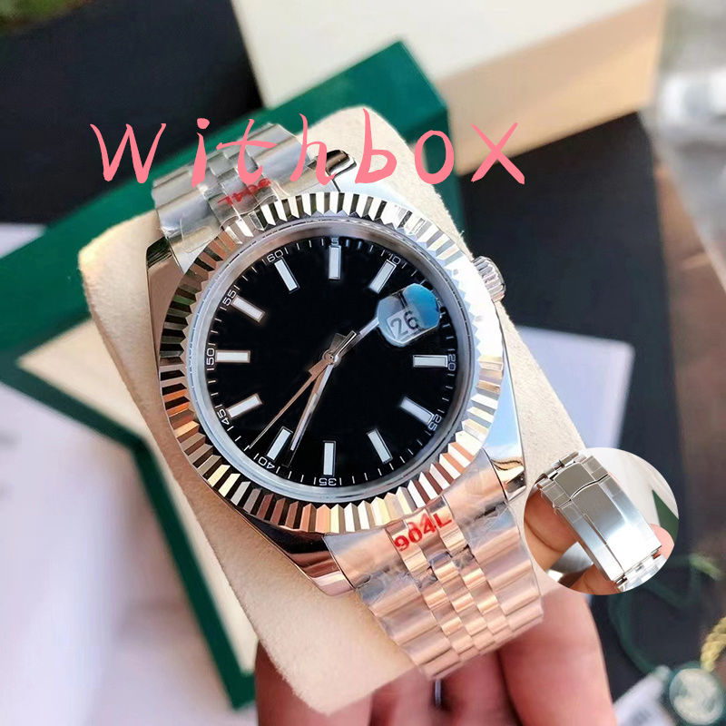 Men's Automatic Mechanical Designer Watch 36/41mm AA with Original Buckle 904L Stainless Steel Watch Sapphire Classic Folding Strap Waterproof Watch Montre de Luxe