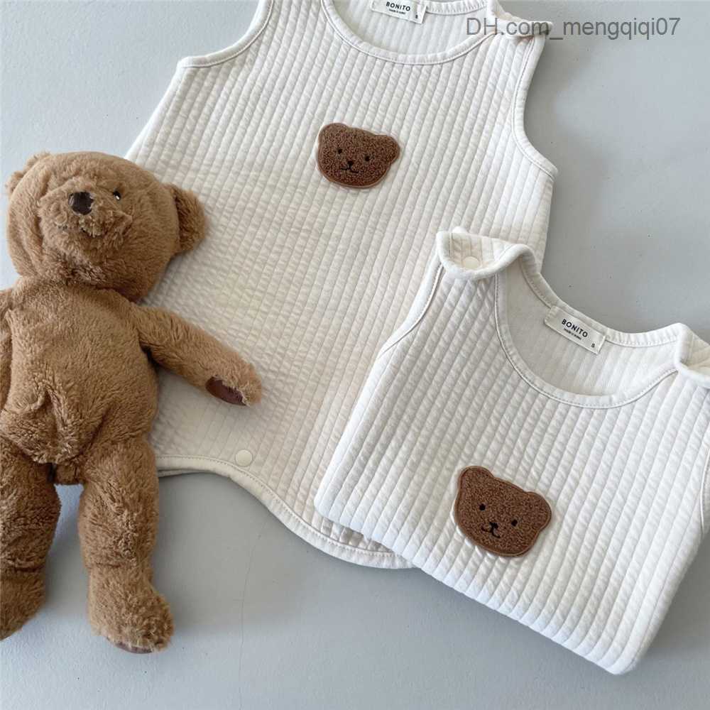 Pajamas Korean Baby Sleeping Bag Bear Baby Sleeping Bag Newborn Bodysuit Infant Clothing Newborn Z230810