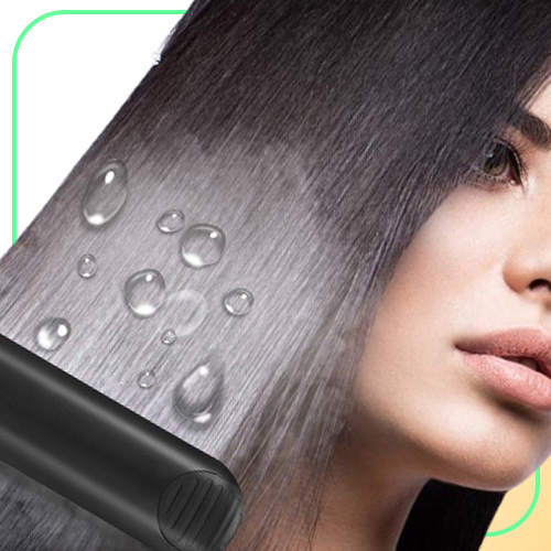 Steam Hair Straightener Flat Iron Professional Ceramic Tourmaline 2in1 Straightening Iron Adjustable 300450F Salon Heat 1102