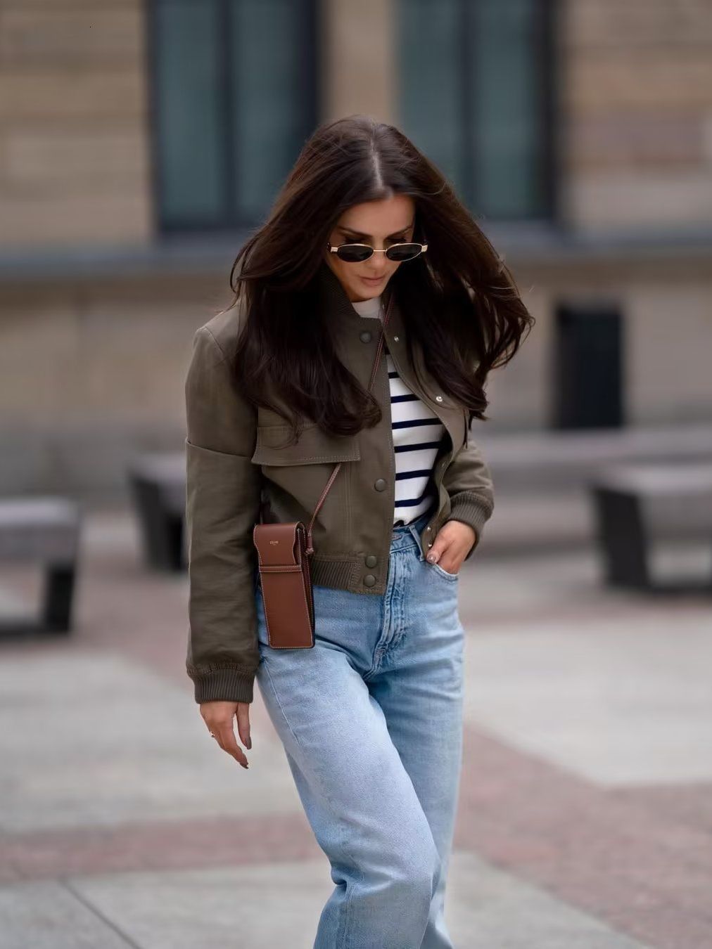 Womens Jackets Ladies Vintage Solid Short Bomber Autumn Winter Jacket Women Coat With Pockets Outerwear Outfits Chic Tops Female 230810