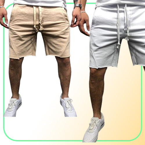 Mens New summer Cotton Men shorts bodybuilding Fitness sweat shorts Jogger Casual Gyms mens Asian Size8003523