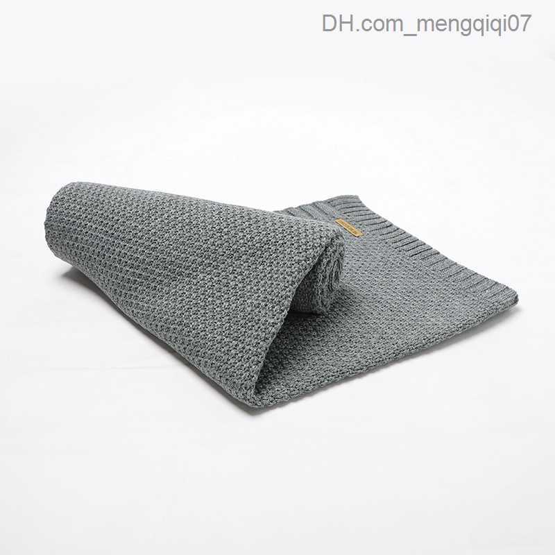 Sleeping Bags Baby blanket knitted newborn Swaddle packaging blanket super soft baby crib blanket crib blanket Z230810