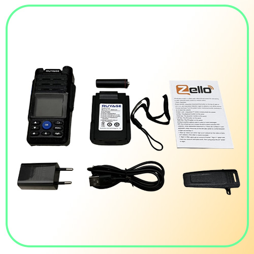 Walkie Talkie RUYAGE ZL50 Zello 4g Radio With Sim Card Wifi Bluetooth Long Range Profesional Powerful Two Way Radio100km 221024774 - view 4