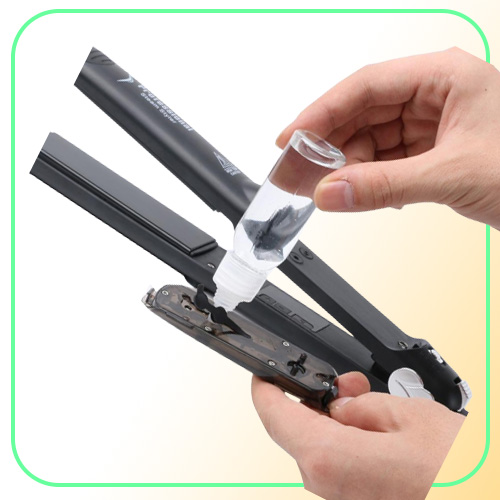 Steam Hair Straightener Flat Iron Professional Ceramic Tourmaline 2in1 Straightening Iron Adjustable 300450F Salon Heat 1102