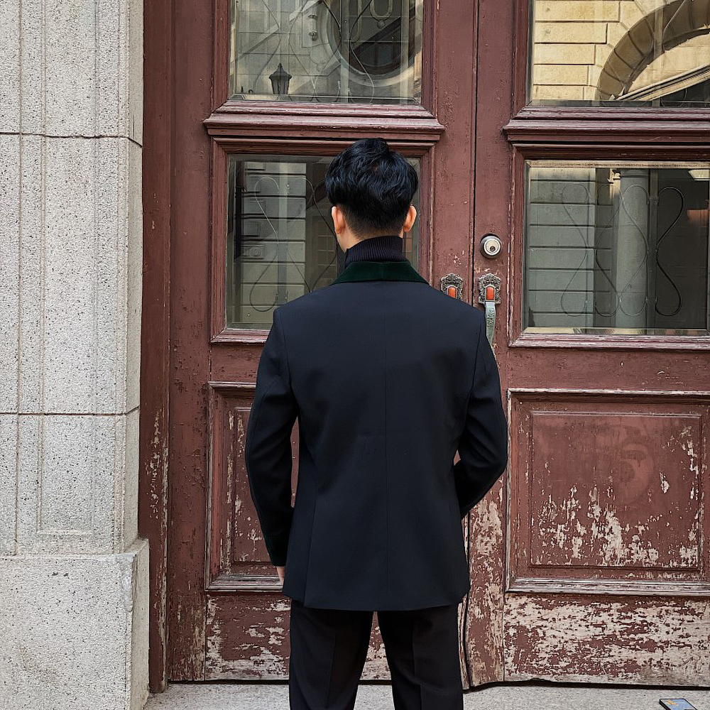 Men's Suits Blazers Velvet Spliced Men Suit Fashion Business Slim Two Piece Customized High Quality Wedding Ball Party Set Jacket Pants 230809